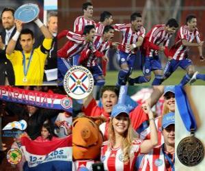 puzzel Paraguay, 2 e plaats 2011 Copa America