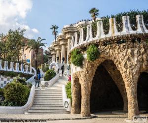 puzzel Park Güell, Barcelona