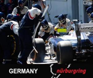 puzzel Pastor Maldonado - Williams - Nürburgring, 2013