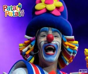 puzzel Patatí, een van de clowns van Patatí Patatá