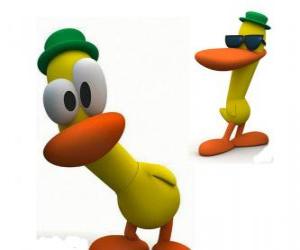 puzzel Pato is een humeurige eend en de beste vriend van Pocoyo