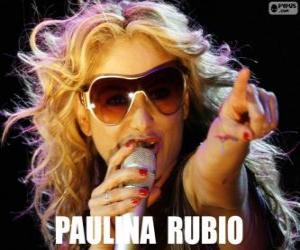 puzzel Paulina Rubio zanger Mexicaanse