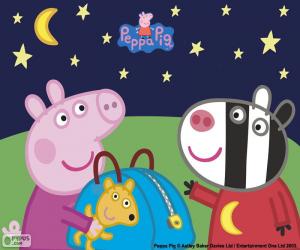 puzzel Peppa pig en Zoe Zebra