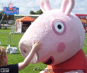 puzzel Peppa Pig met een kind