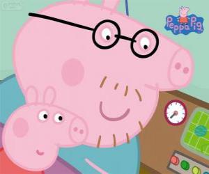 puzzel Peppa varken en haar vader