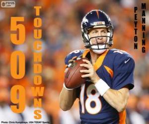 puzzel Peyton Manning 509 touchdowns