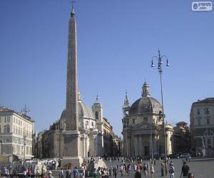 puzzel Piazza del Popolo, Rome