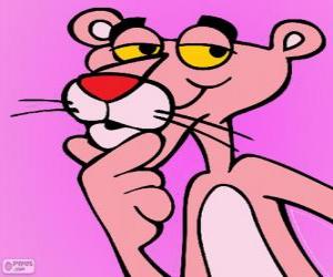 puzzel Pink Panther met gebaar van zorg