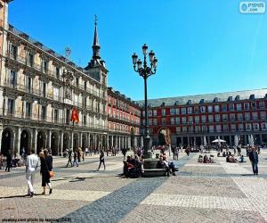 puzzel Plaza Mayor, Madrid