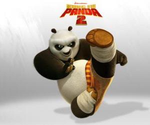 puzzel Po is de hoofdrolspeler van de avonturen van de film Kung Fu Panda 2