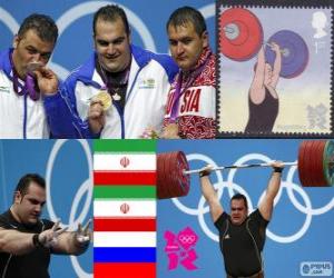 puzzel Podium Gewichtheffen meer dan 105 kg