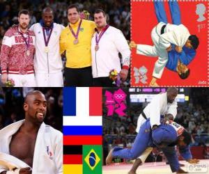 puzzel Podium mannen Judo meer dan 100 kg