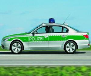 puzzel politie auto - BMW E60 -