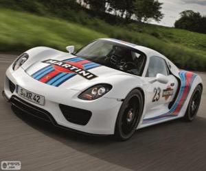 puzzel Porsche 918 Spyder Martini Racing