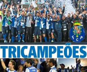 puzzel Porto, Portugese voetbalcompetitie 2012-2013 kampioen, nationale eerste divisie