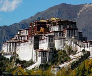 puzzel Potalapaleis, Tibet, China