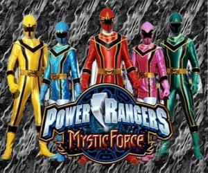 puzzel Power Rangers Mystic Force