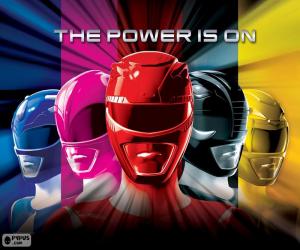 puzzel Power Rangers, The Power is on