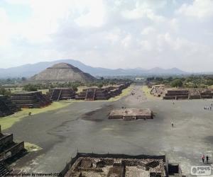 puzzel Precolumbiaanse stad Teotihuacan