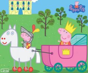 puzzel Prinses Peppa en Sir George