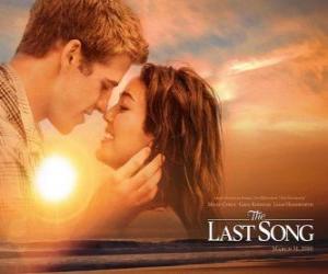 puzzel Promotie Poster The Last Song (Miley Cyrus en Liam Hemsworth)