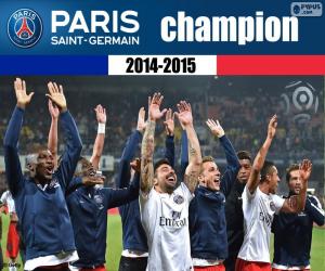 puzzel PSG, kampioen 2014-2015