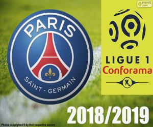 puzzel PSG, kampioen 2018-2019