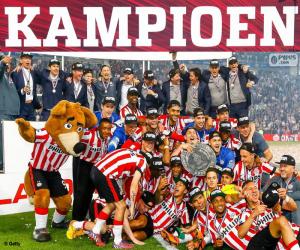 puzzel PSV Eindhoven kampioen 2014-2015