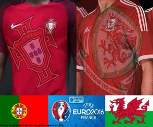 puzzel PT-Wales, halve finales Euro 2016