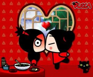 puzzel Pucca kussen Garu