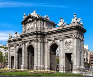 puzzel Puerta de Alcalá, Madrid