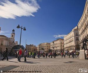 puzzel Puerta del Sol, Madrid