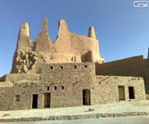 puzzel Qasr Marid, Dumat Al-Jandal, Saudi-Arabië