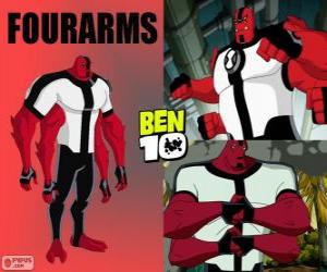 puzzel Quatre Bras of Fourarms, Ben 10