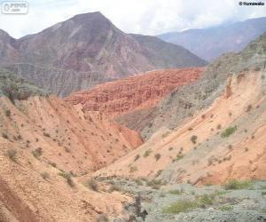 puzzel Quebrada de Humahuaca, Jujuy, Argentina