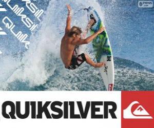 puzzel Quiksilver logo