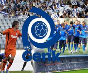 puzzel Racing Genk en KRC Genk, de Belgische voetbalclub