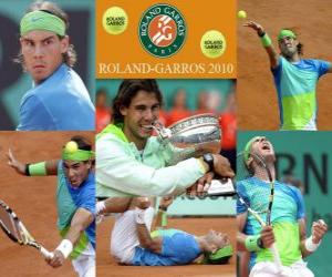 puzzel Rafael Nadal Roland Garros kampioen 2010