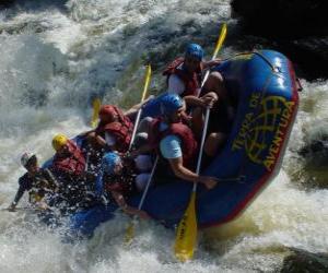 puzzel Rafting (raften)