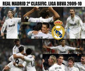 puzzel Ranked tweede Real Madrid League BBVA 2009-2010