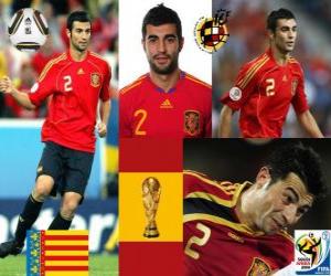 puzzel Raul Albiol (wordt gedood door een PIN-code) Spaanse team de verdediging