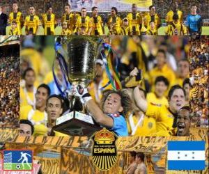 puzzel Real Club Deportivo España Apertura Kampioen 2010 (Honduras)