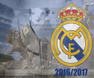 puzzel Real Madrid kampioen 2016-2017