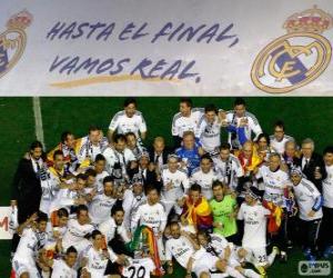 puzzel Real Madrid kampioen Copa del Rey 2013-2014