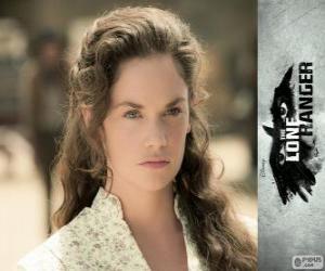 puzzel Rebecca Reid (Ruth Wilson) in de film Lone Ranger