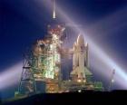 Space shuttle klaar voor lancering