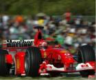 Michel Schumacher (Kaiser) loodsen zijn F1