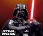 Darth Vader met zijn lightsaber