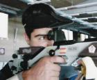 Schietsport - Rifle shooter in actie