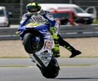 Valentino Rossi verhogen wiel